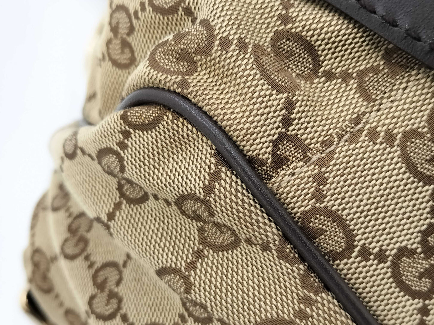 GUCCI Canvas Shoulder Bag Handbag