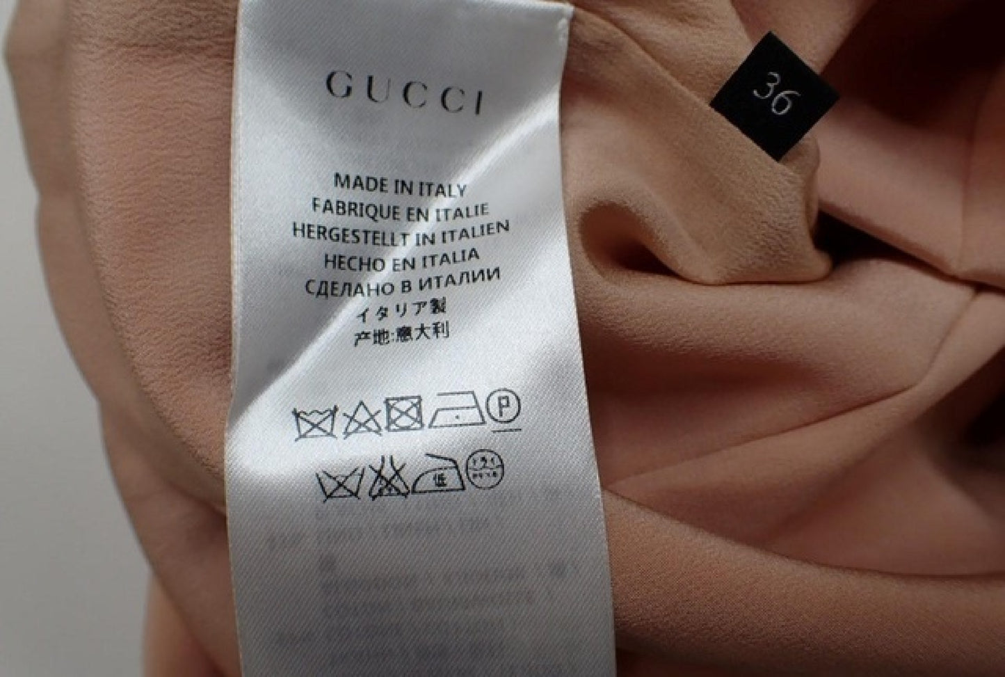 GUCCI GG Button Dress Size 36 S