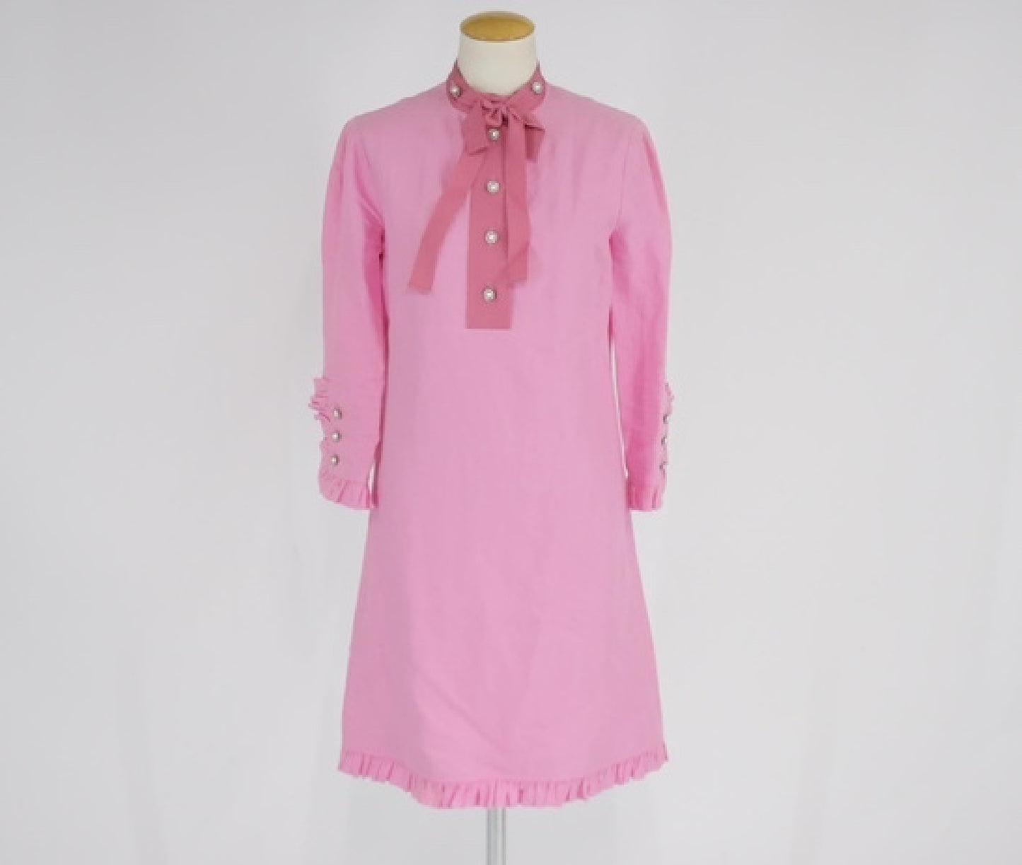 GUCCI GG Button Dress Size 36 S