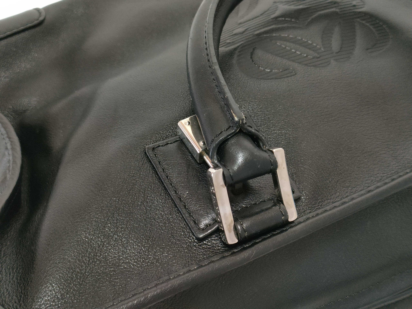 LOEWE Amazona 28 Black Handbag