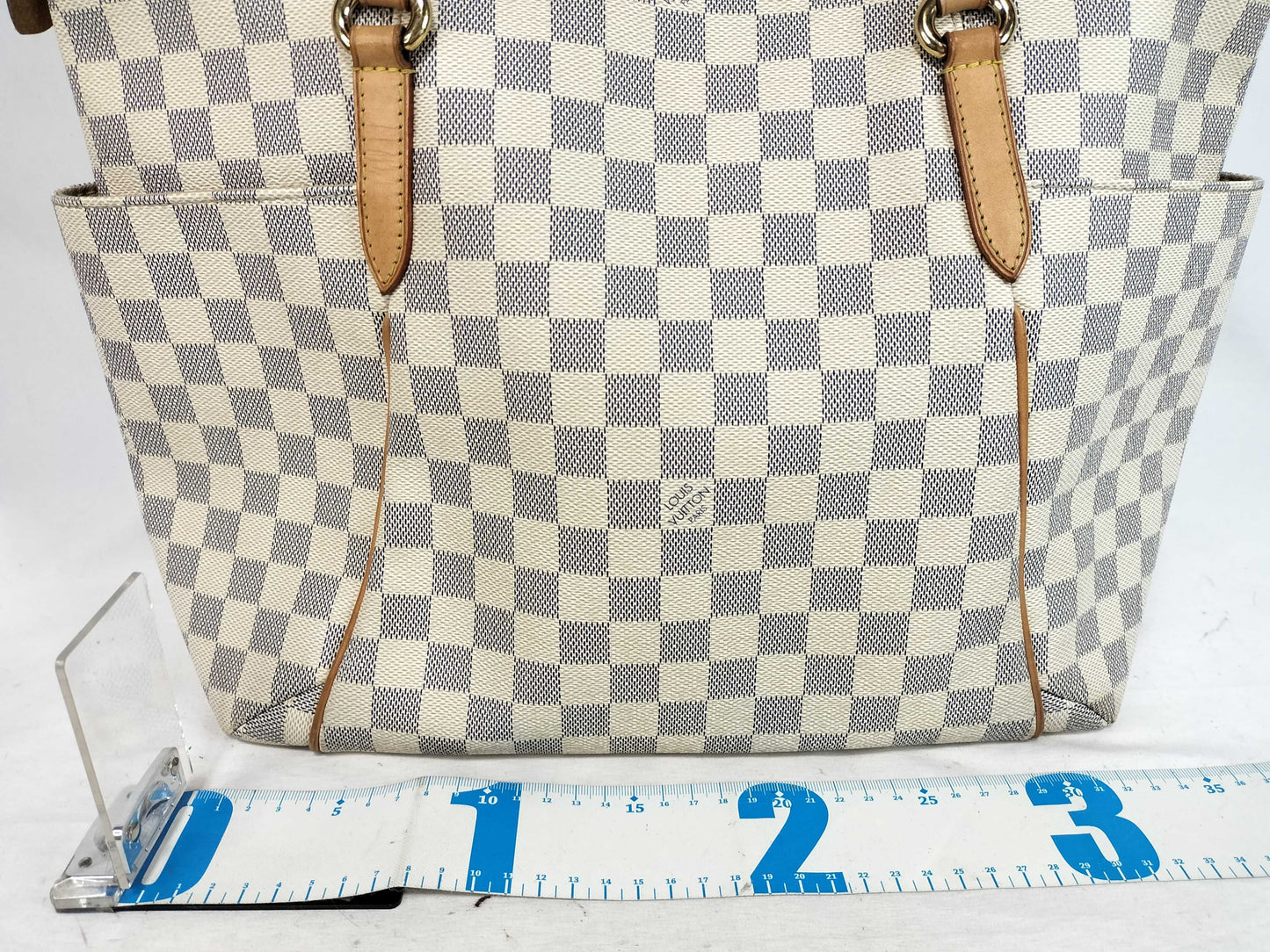LOUIS VUITTON Damier Azur Gucci Azur Totally Tote Bag