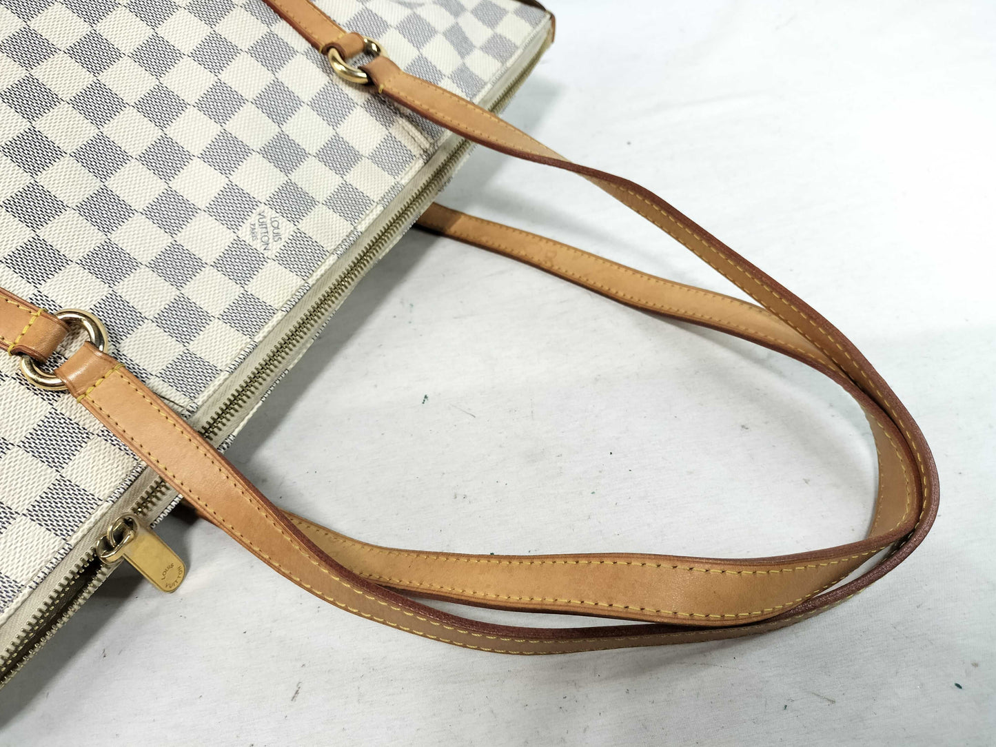LOUIS VUITTON Damier Azur Gucci Azur Totally Tote Bag
