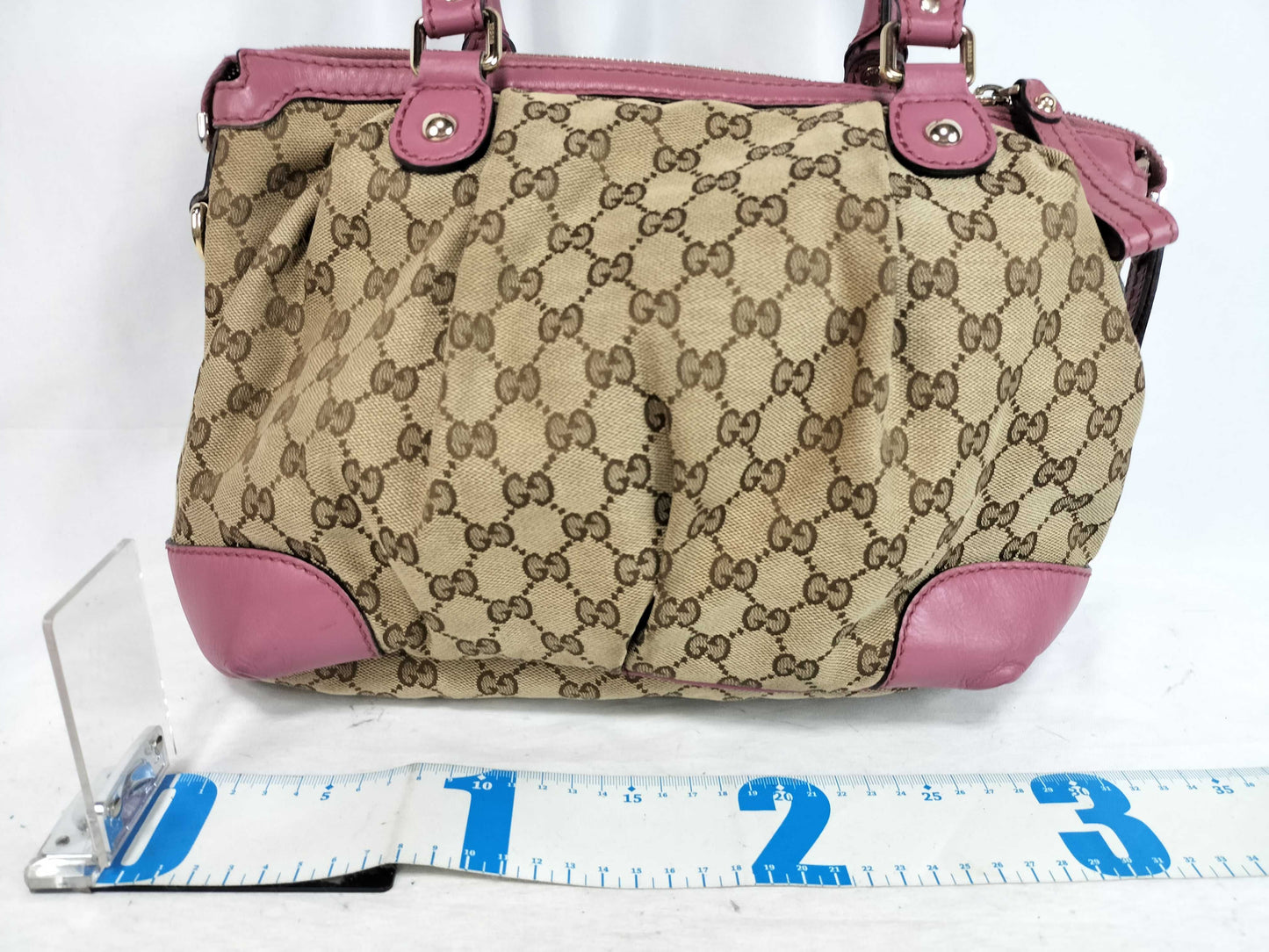 GUCCI GG Canvas Gucci 2-Way Shoulder Bag