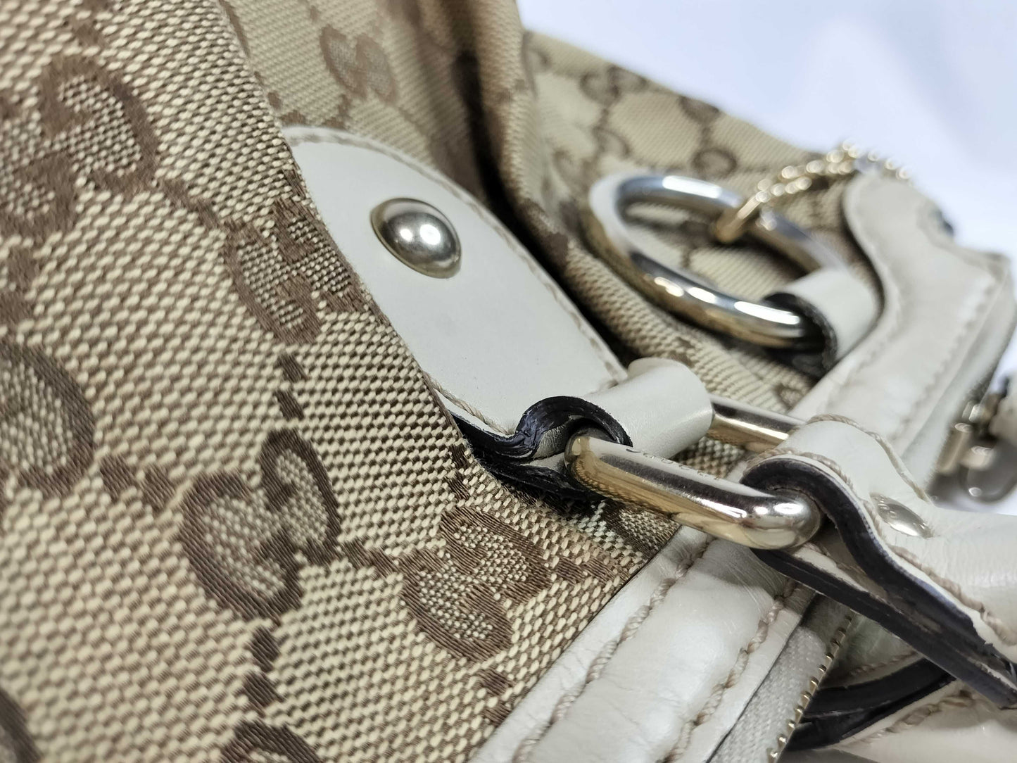 GUCCI GG Canvas Gucci 2-Way Shoulder Bag