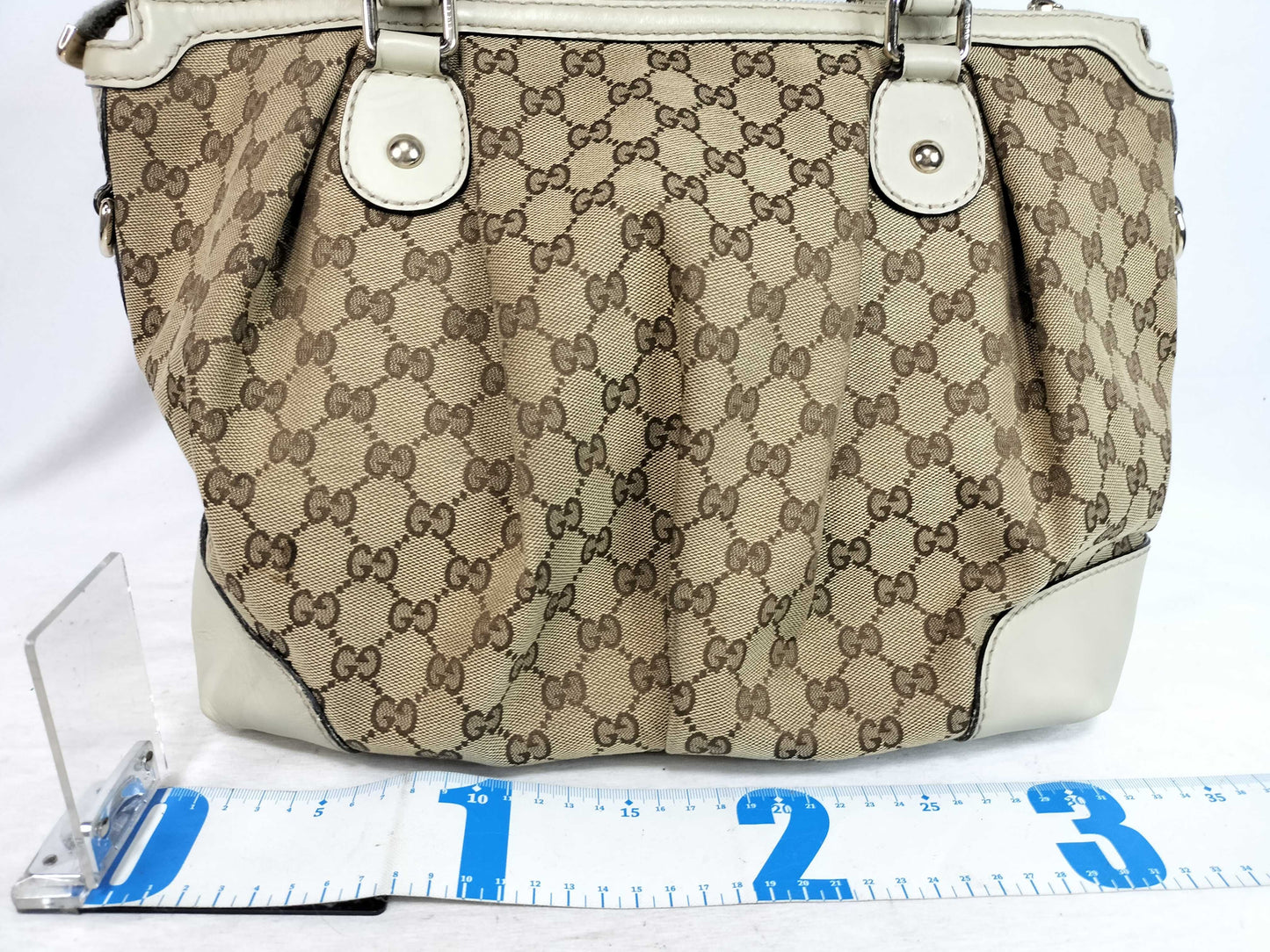 GUCCI GG Canvas Gucci 2-Way Shoulder Bag