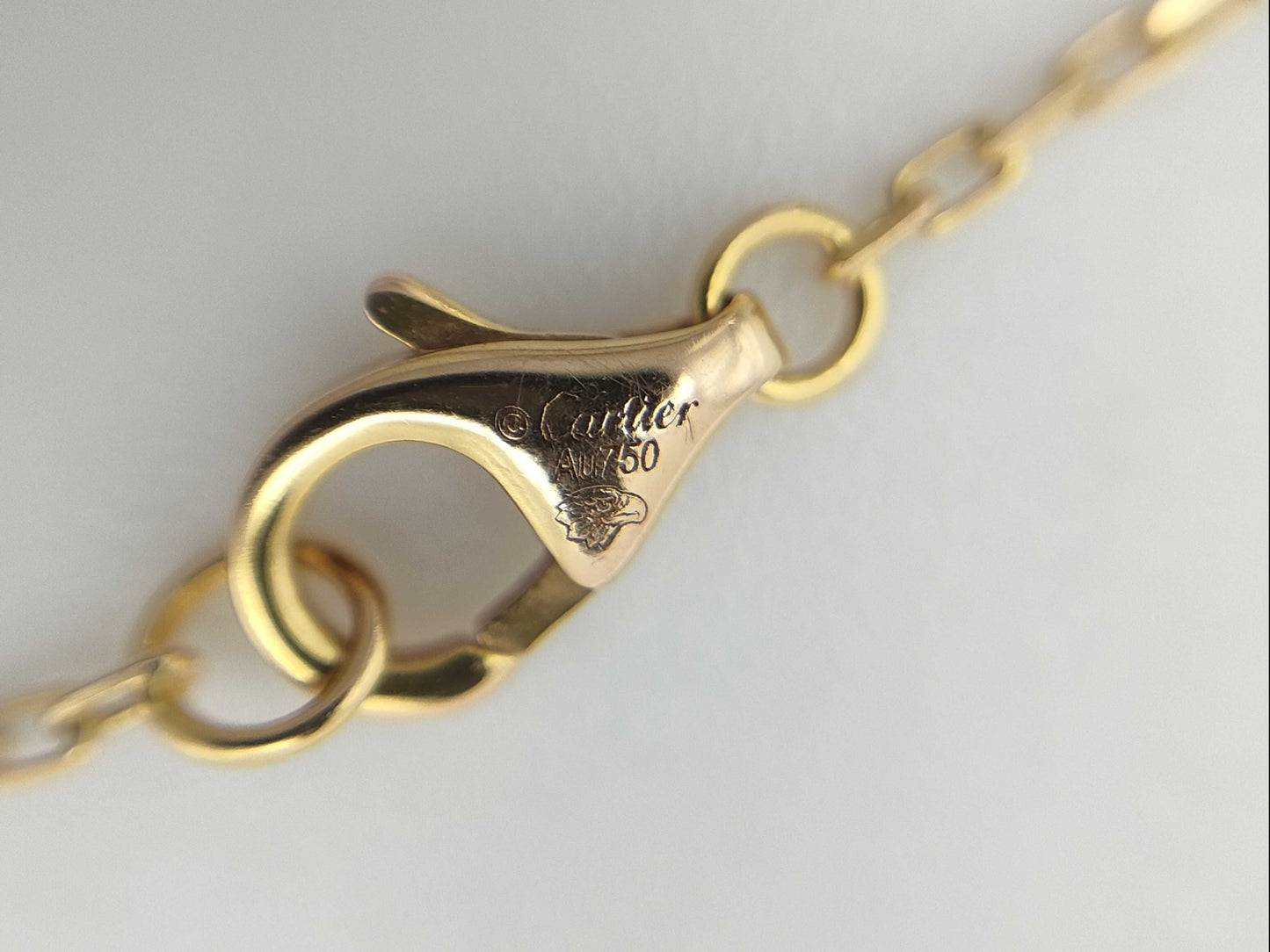 Cartier Logo Double C 2PD PG Au750 2.9g Bracelet/Bangle