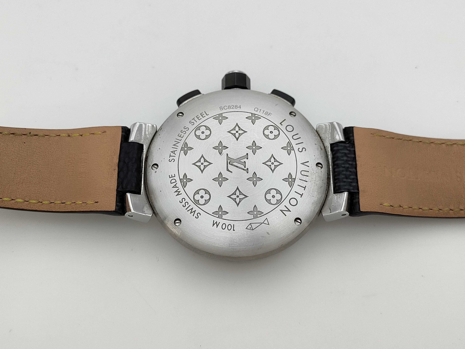 LOUIS VUITTON Tambour Q118F SC8284 Quartz Men's Watch