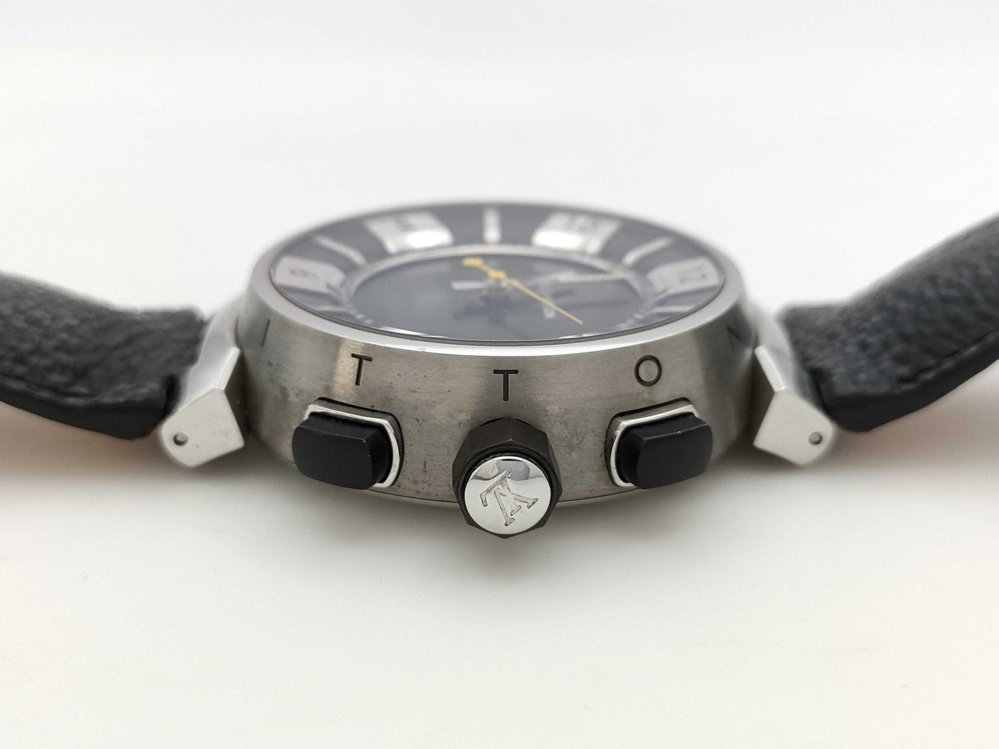 LOUIS VUITTON Tambour Q118F SC8284 Quartz Men's Watch