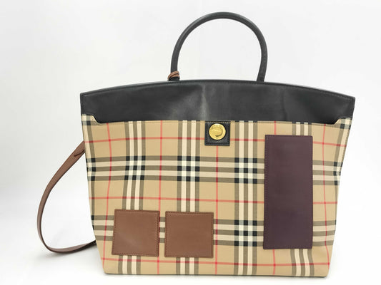 BURBERRY 2-way tote bag