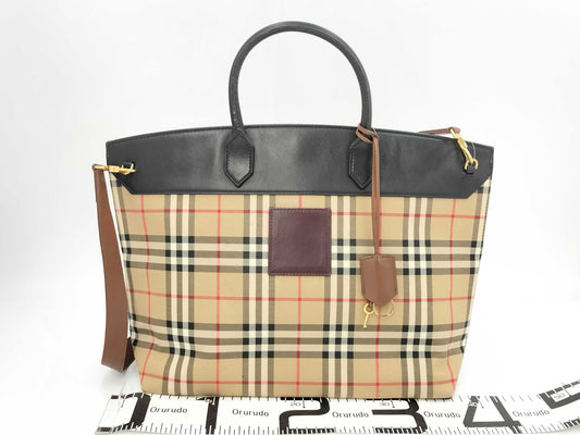BURBERRY 2-way tote bag