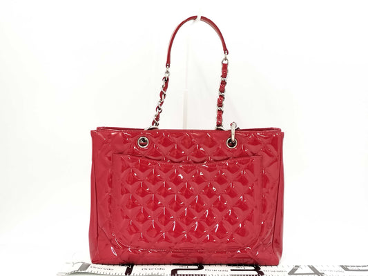 CHANEL Red GST Tote Bag