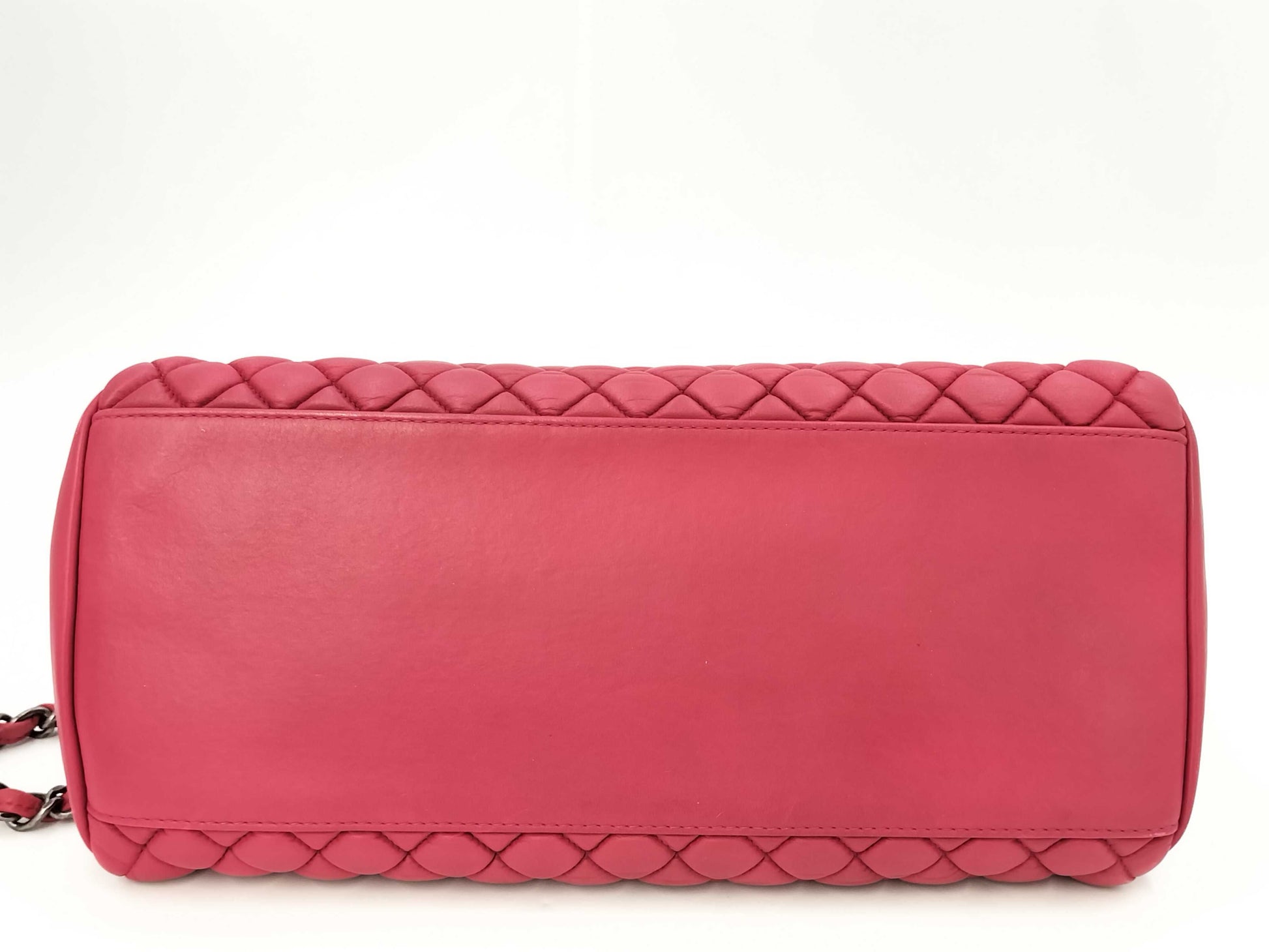 CHANEL Matelasse Red Tote Bag