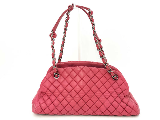 CHANEL Matelasse Red Tote Bag