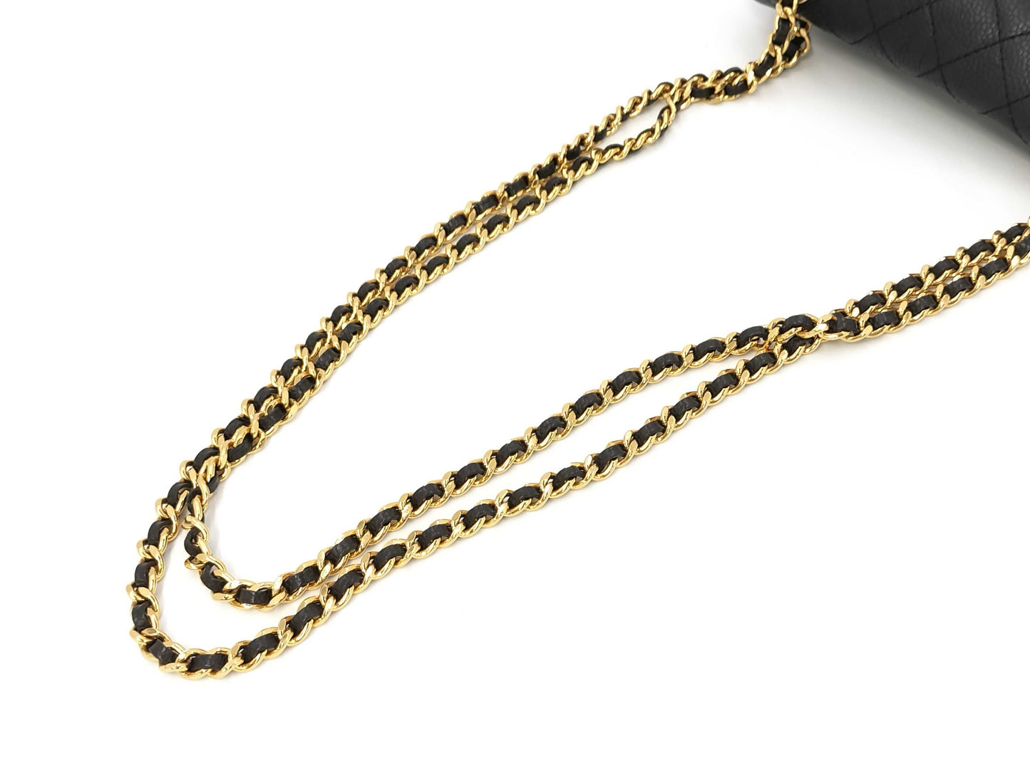 CHANEL Caviar Matelasse Shoulder Bag