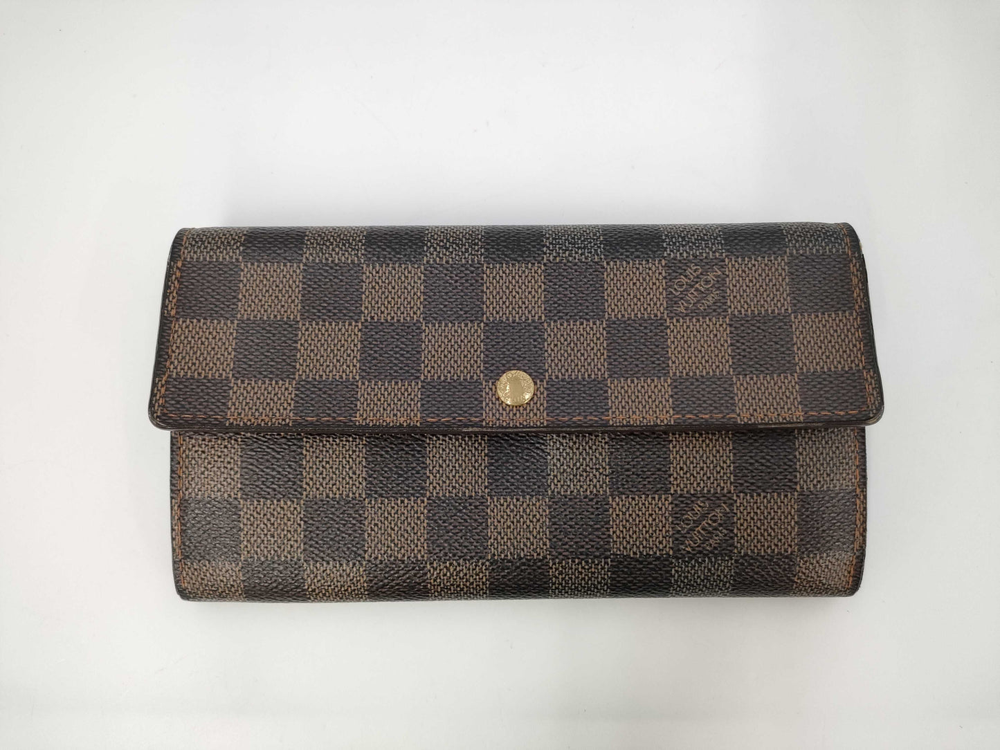 LOUIS VUITTON LOUIS VUITTON Damier N61724 Damier? Pochette Porte Monnaie Credit Wallet