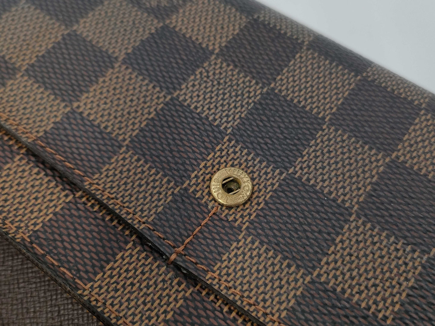 LOUIS VUITTON LOUIS VUITTON Damier N61724 Damier? Pochette Porte Monnaie Credit Wallet