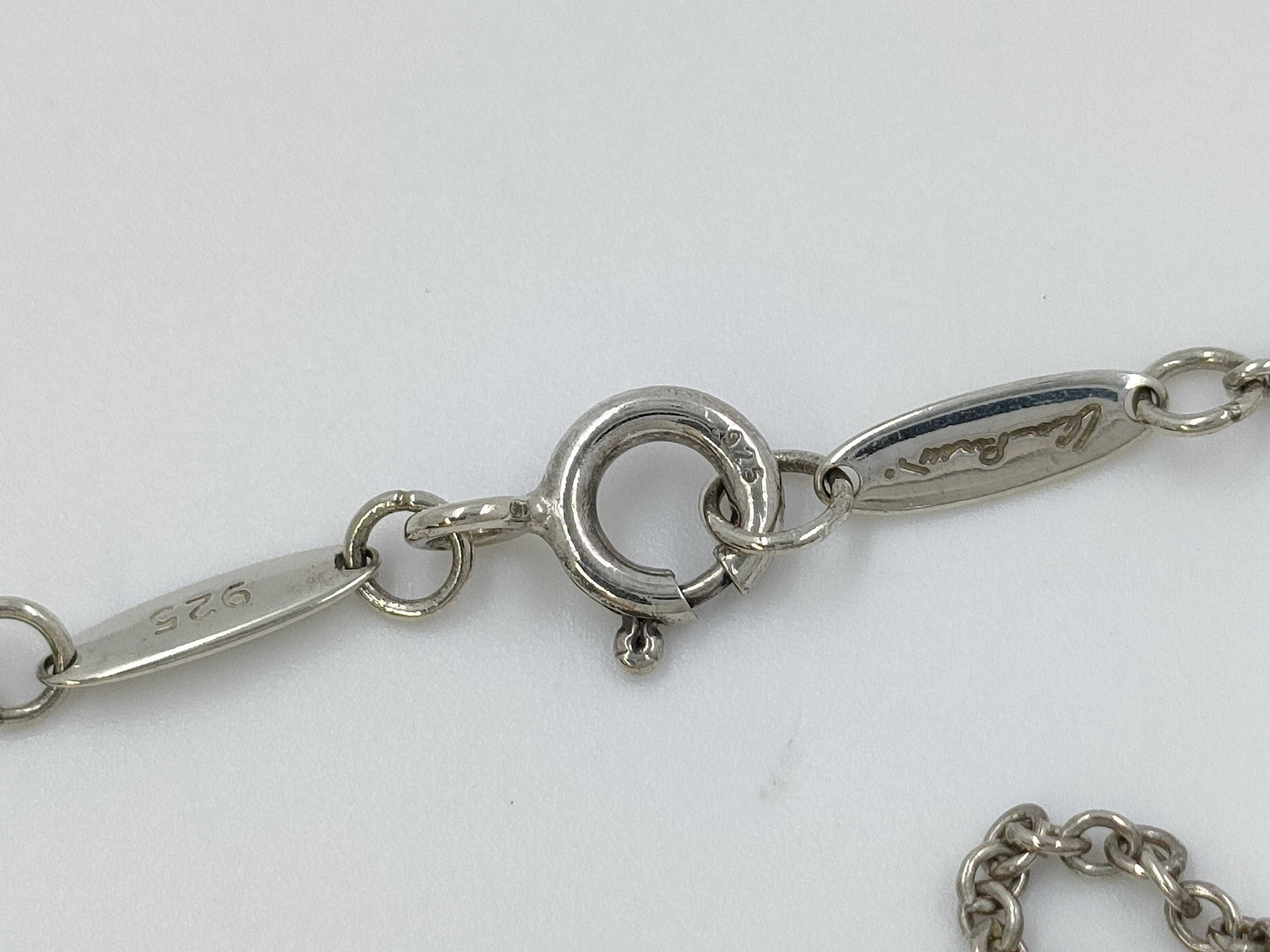 Tiffany & Co. Tiffany & Co. Open Heart Necklace SV925 Silver Necklace