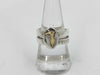 TRUSSARDI SV925 x 18K Ring 8.0g