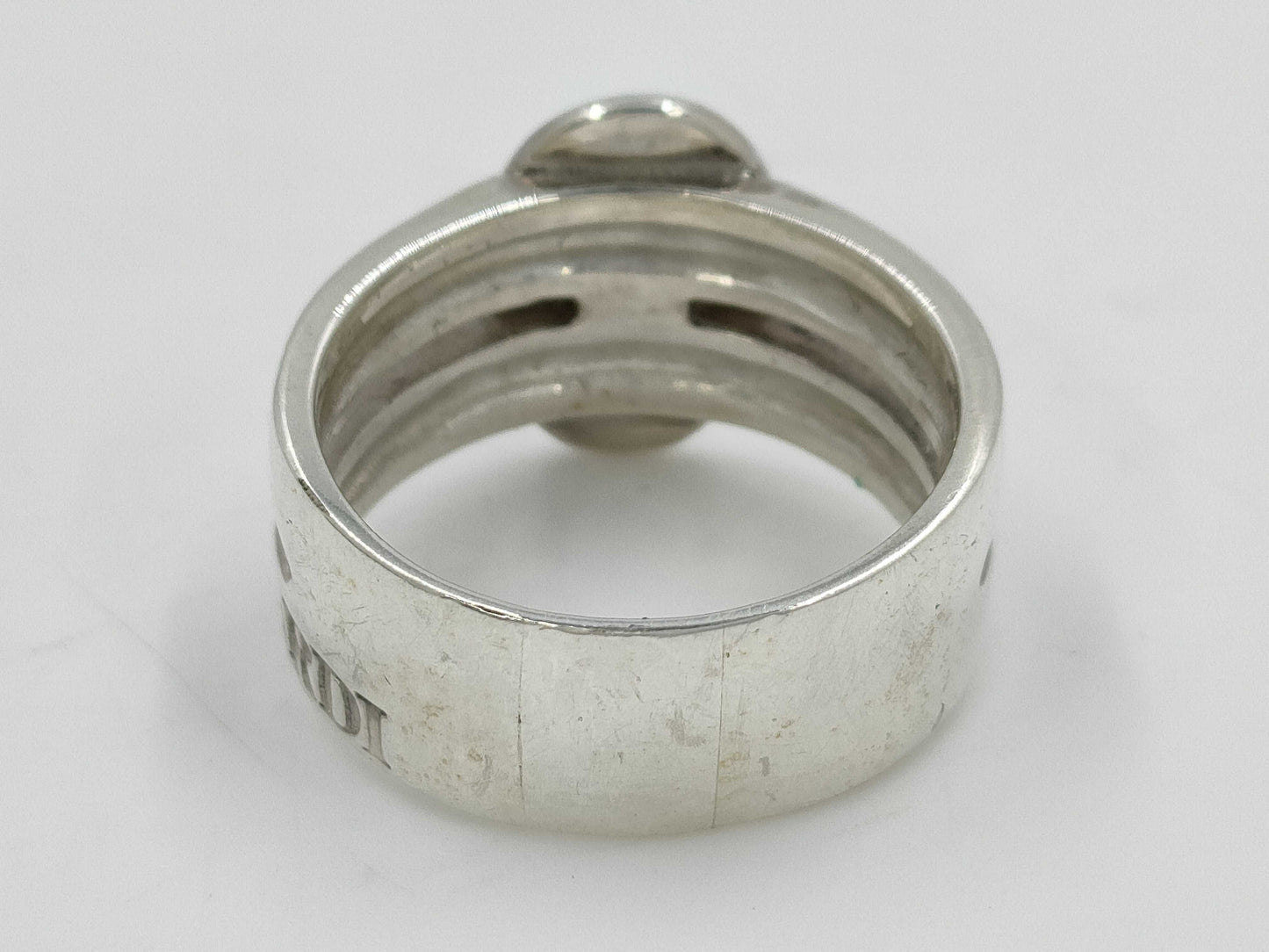 TRUSSARDI SV925 x 18K Ring 8.0g