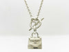 HERMES Hermes Ag925 Kelly Necklace Silver Necklace