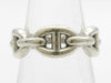 HERMES Ag925 Chaine d'Ancre Enchaine #49 Silver Ring