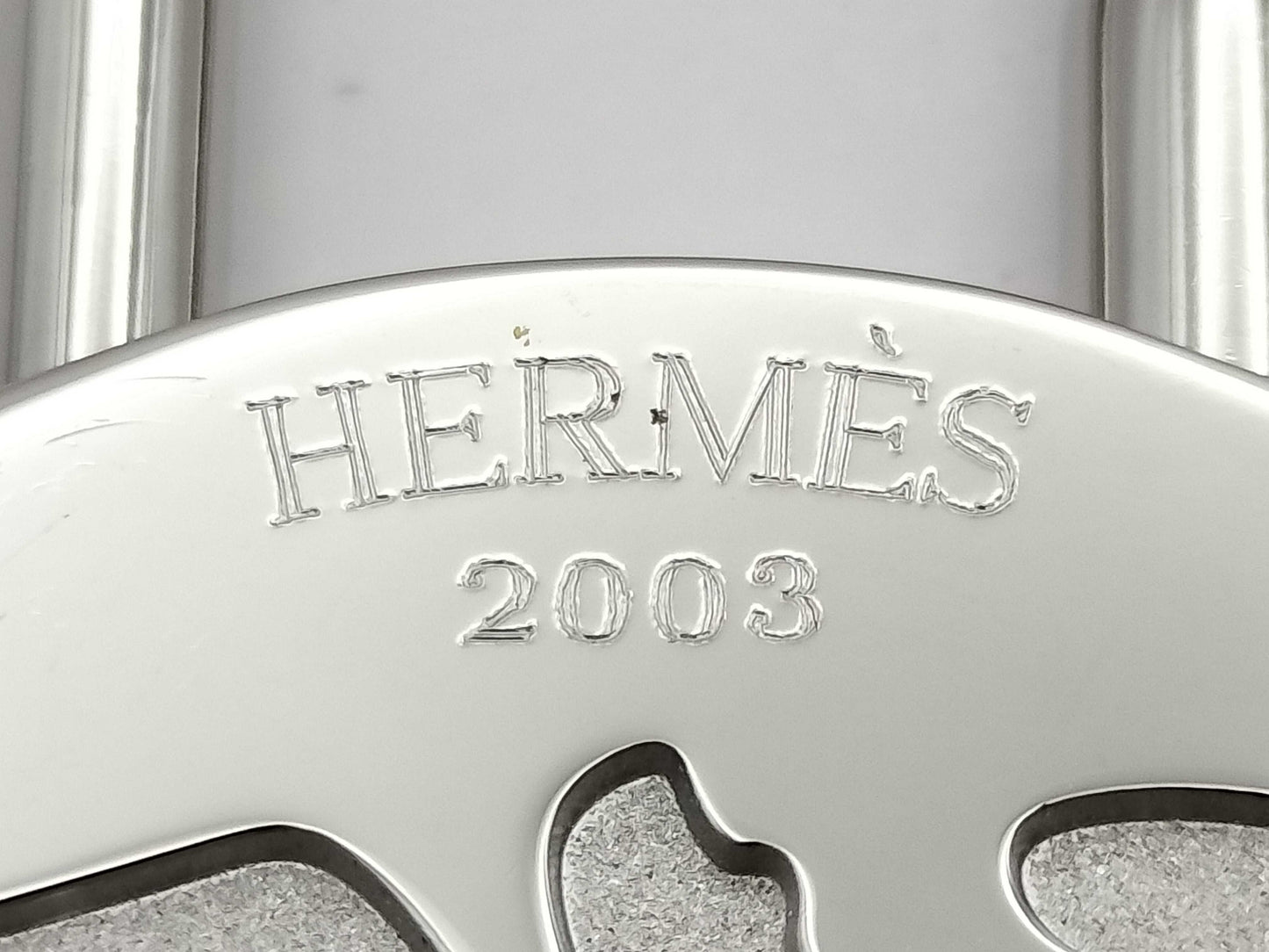 HERMES 2003 Cadena Charm Mediterranean Silver Charm