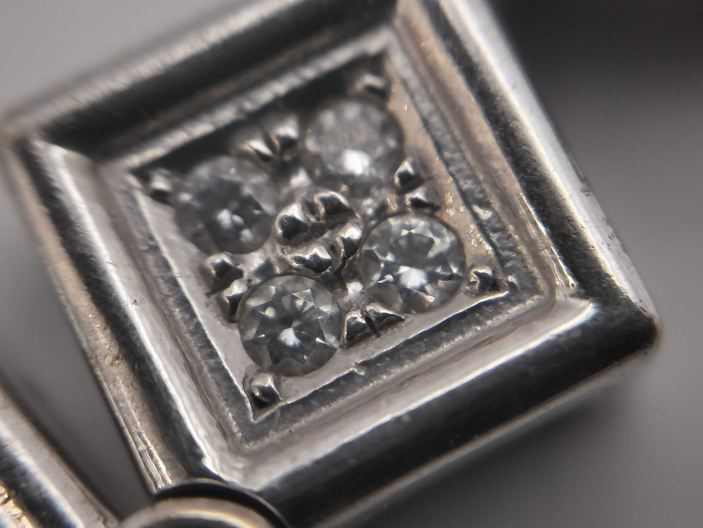 TASAKI D0.13ct K18WG 4.2g Pendant Top