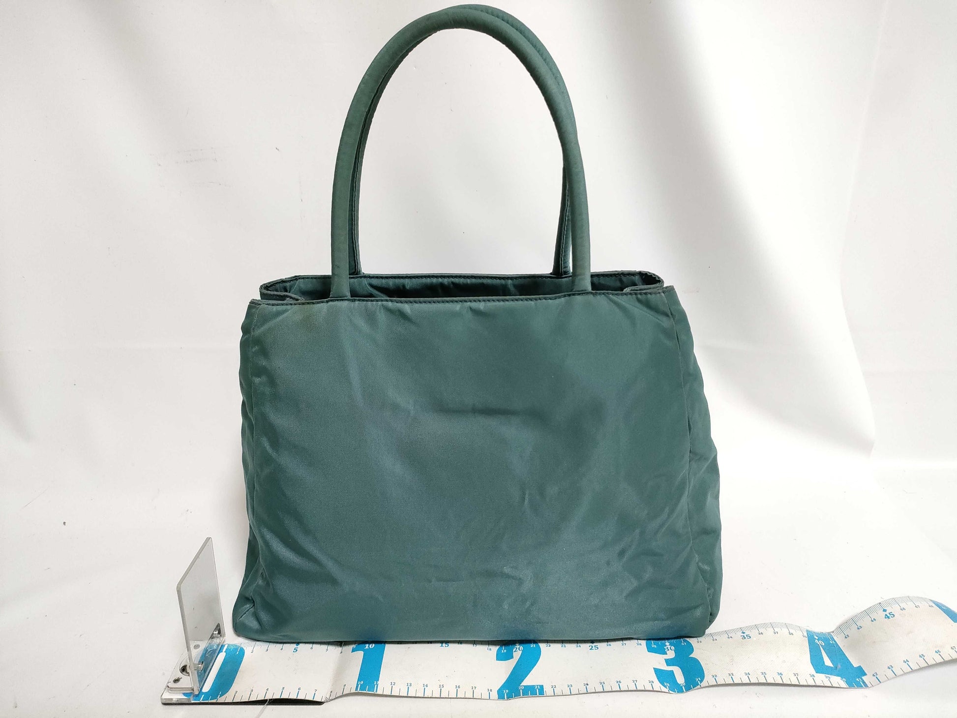 PRADA Nylon PRADA Prada B3864 Tote Bag Triangle Logo Nylon Handbag with Guarantee White Tag Tote Bag