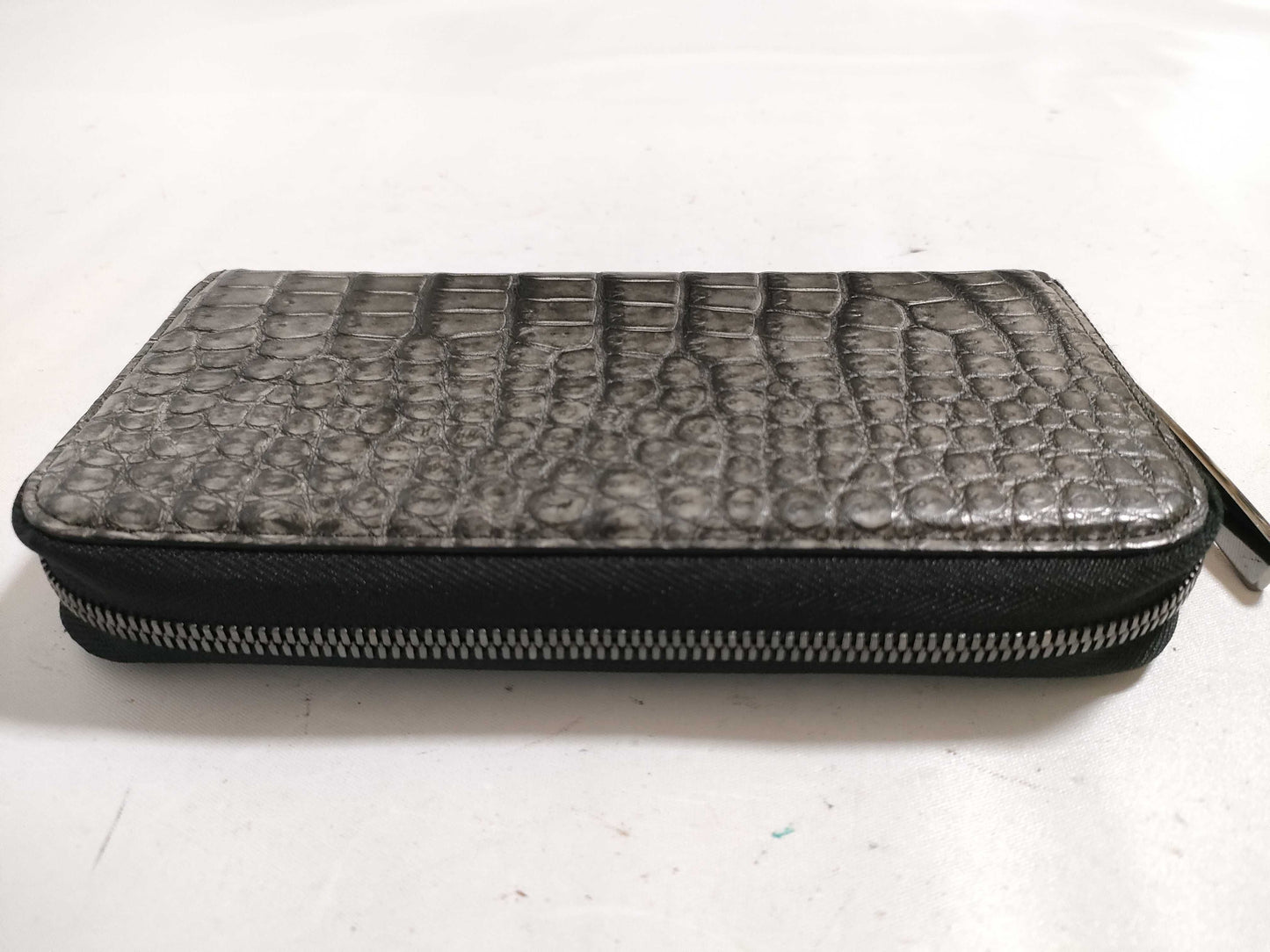 IKEDA KOHGEI Ikeda Kogei Long Wallet Da Crocodile Porosus Leather Round Zip Zip Wallet