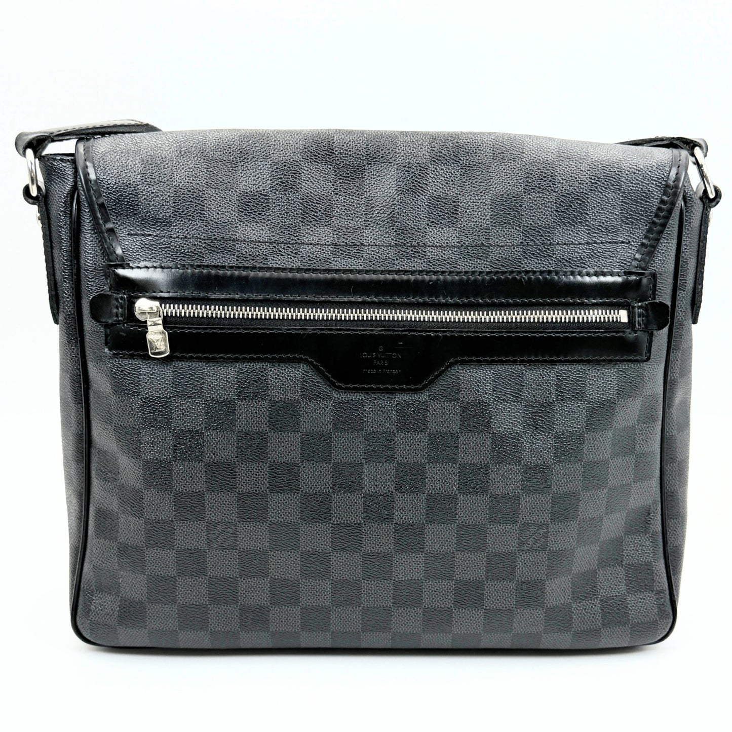LOUIS VUITTON Daniel MM Damier Graphite N58029 Shoulder Bag