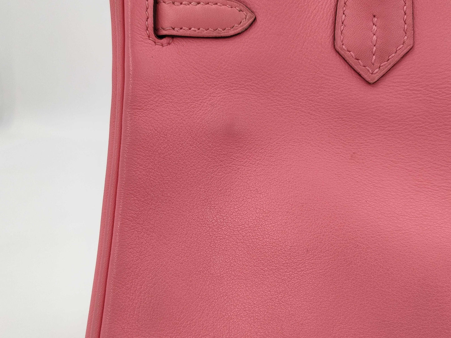 HERMES Birkin 25 Rose Azalee Swift Handbag