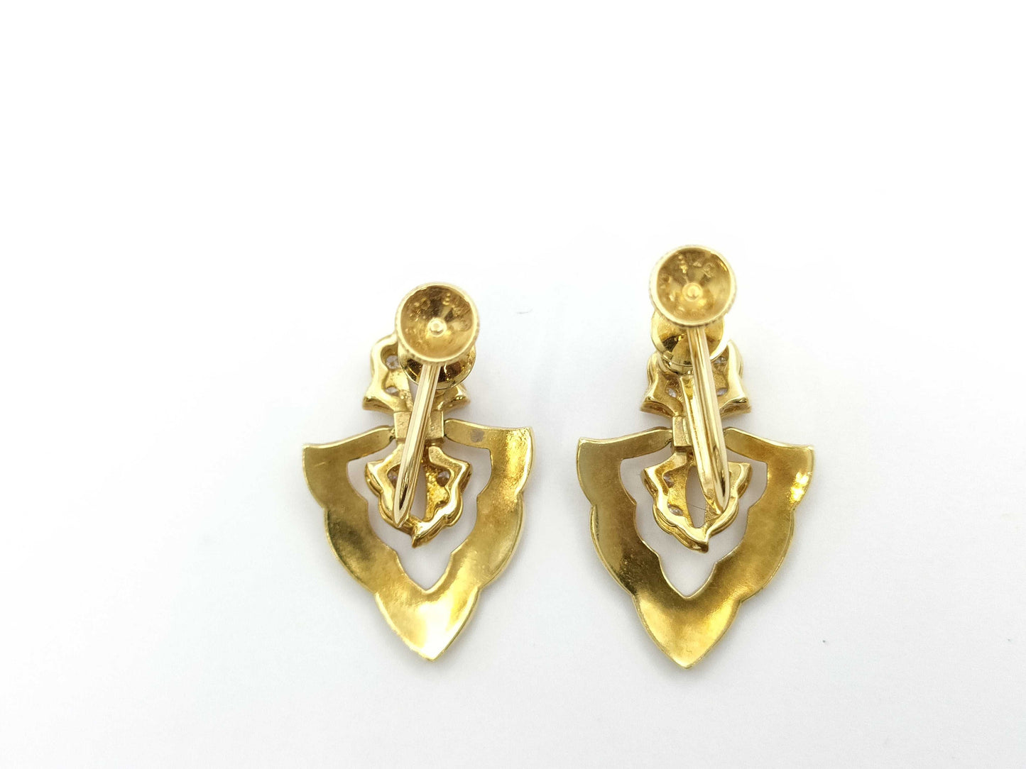 MIKIMOTO D0.09ct/0.09ct K18 7.3g Earrings