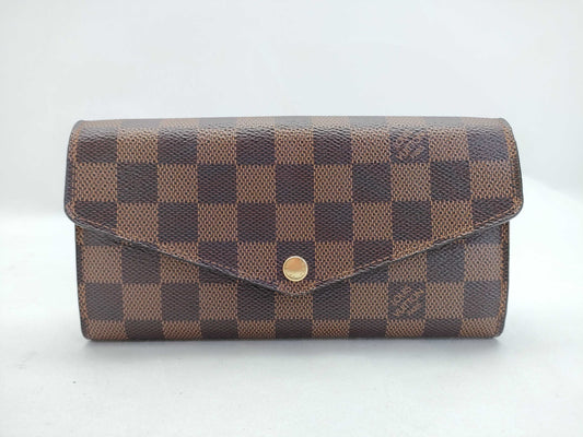 LOUIS VUITTON Damier Portefeuille Sarah N63209 MI3129 Wallet