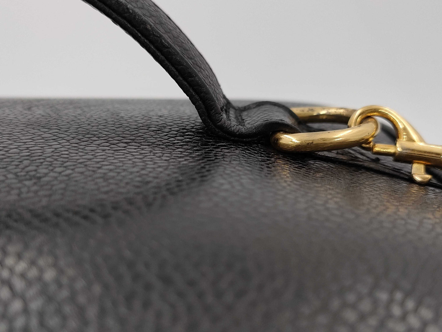 CHANEL Caviar Skin Black Vanity Bag