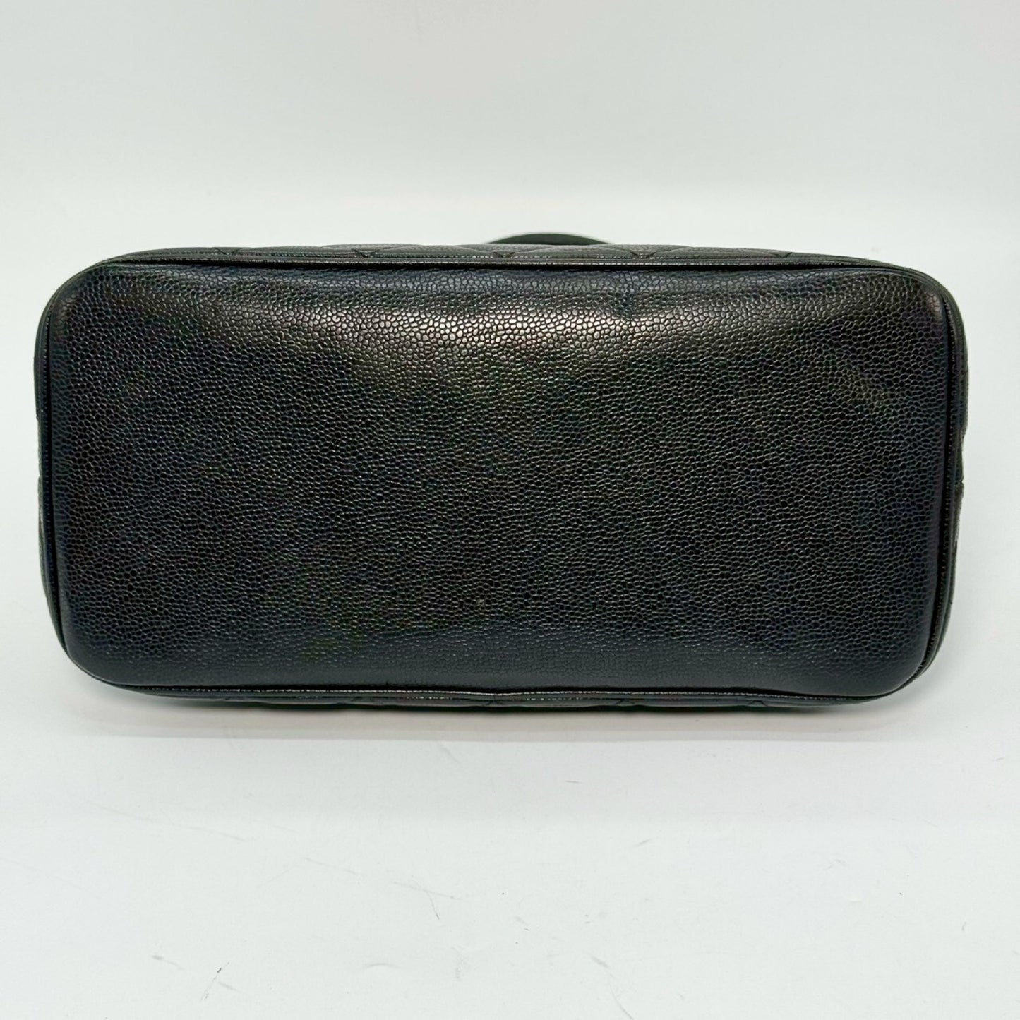 CHANEL Caviar Skin Reissue Tote Bag, Black, No Serial Seal
