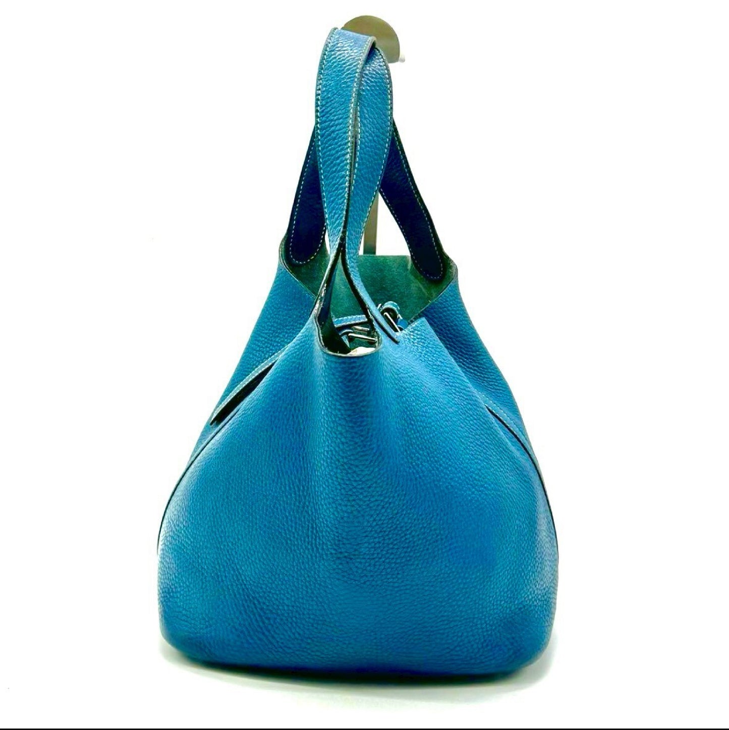 HERMES Picotin Blue Jean MM □G Handbag