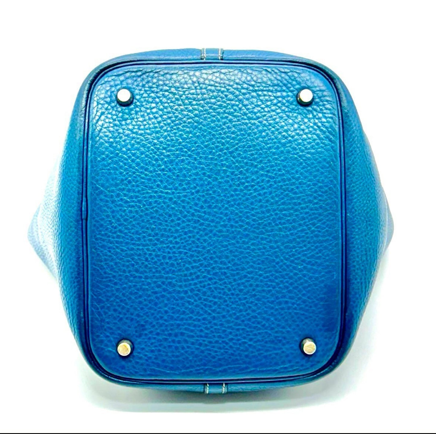 HERMES Picotin Blue Jean MM □G Handbag