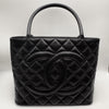 CHANEL Reissue Tote Bag, Black Caviar Skin, No Accessories