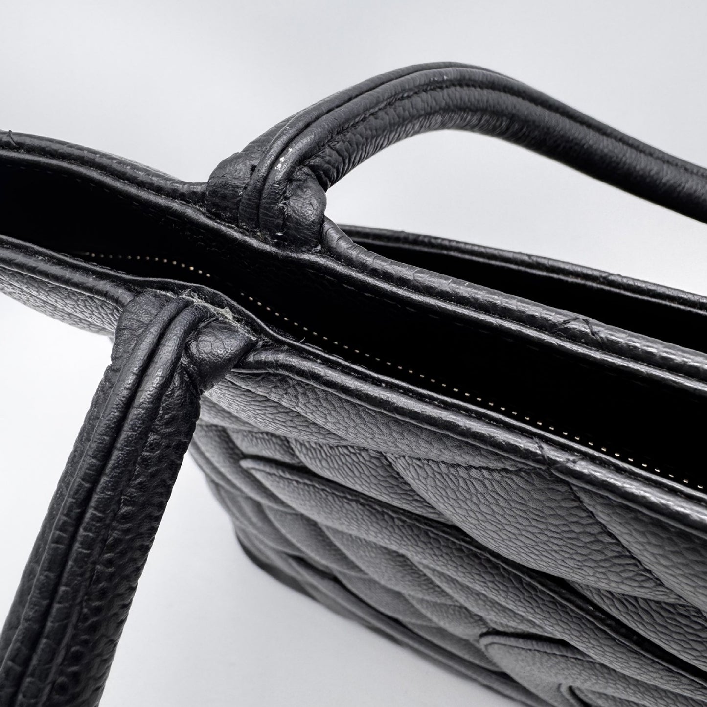 CHANEL Reissue Tote Bag, Black Caviar Skin, No Accessories