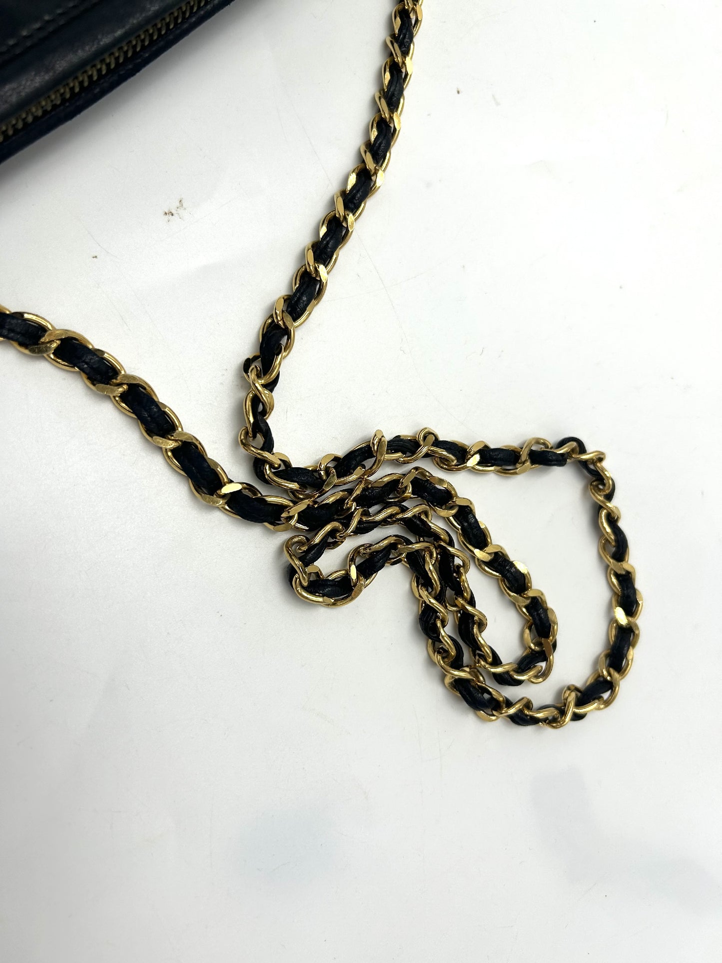 CHANEL Fringe Coco Mark Chain Bag