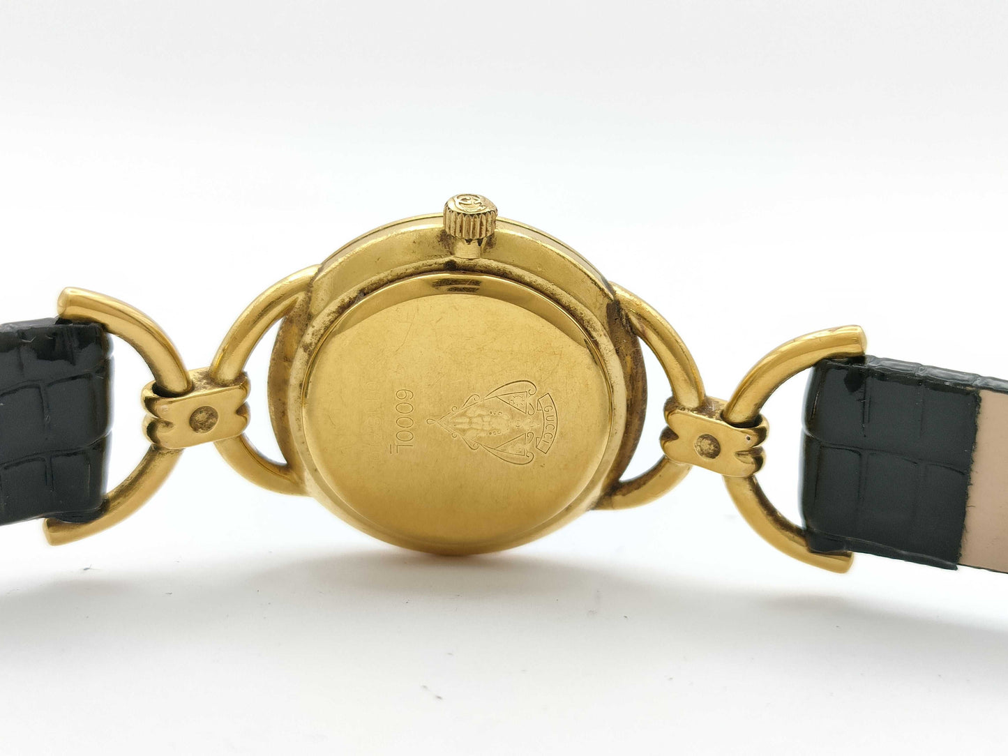 GUCCI 6000L 0118710 Quartz Black Dial Unoperated Women's Watch
