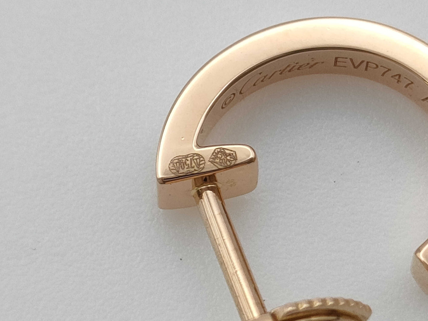 Cartier Mini Love PG AU750 3.4g Earrings