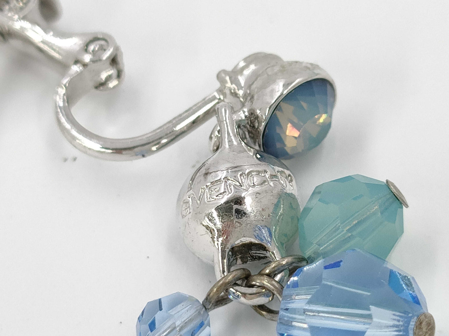GIVENCHY Blue Stone Earrings