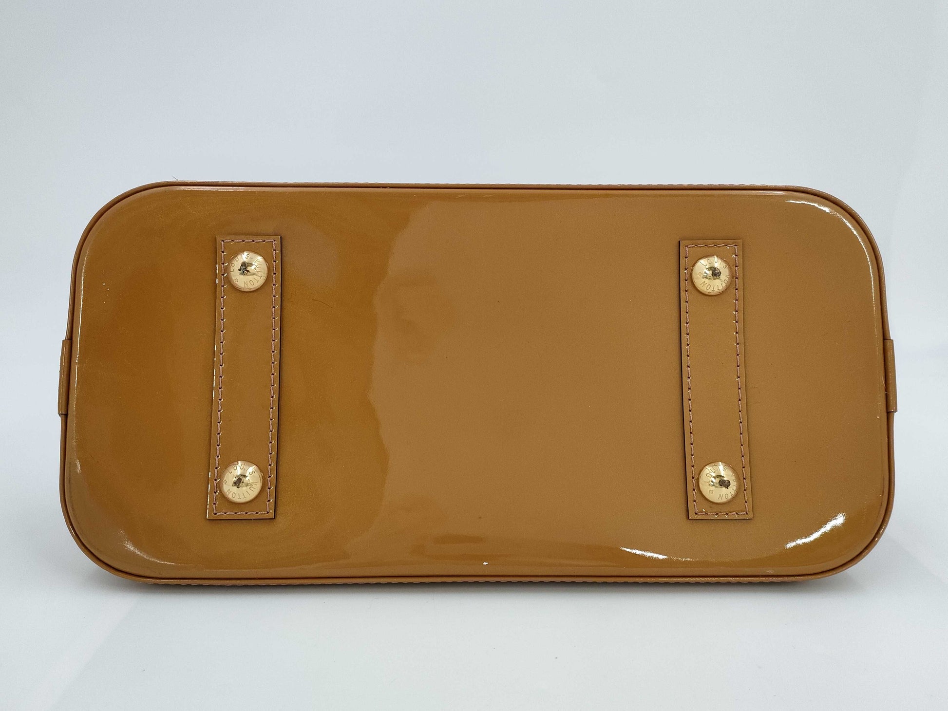 LOUIS VUITTON LOUIS VUITTON Vernis Louis Vuitton Alma Vernis Yellow Handbag Bag