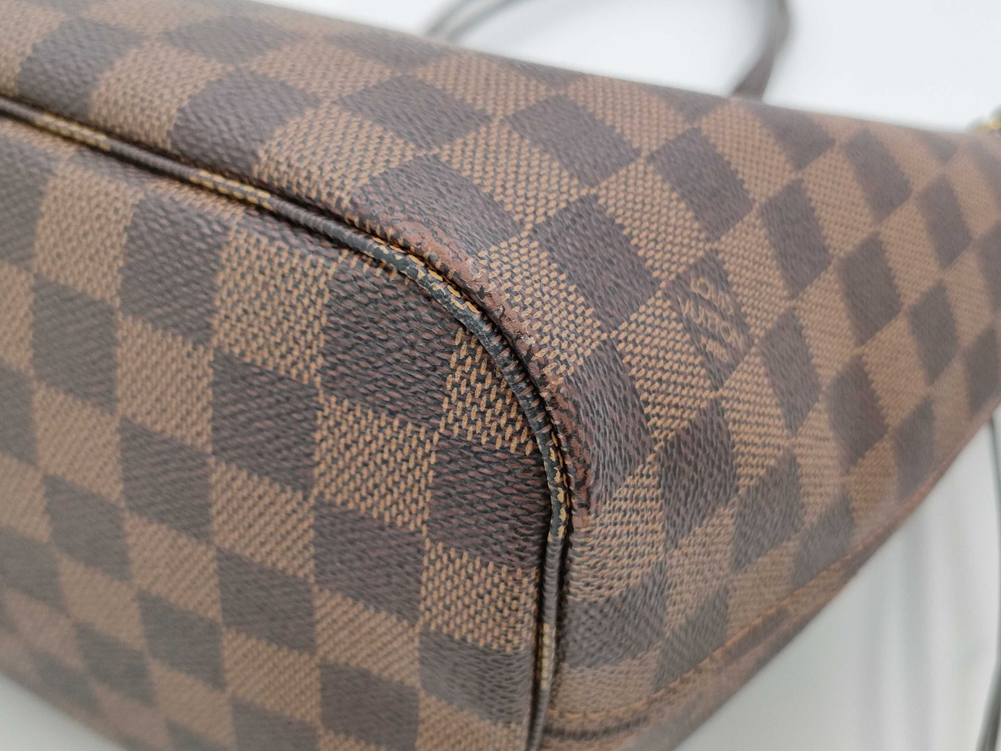 LOUIS VUITTON Damier Neverfull MM N51105 Tote Bag