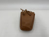 HERMES Vespa Pouch, Brown Leather with Gold Hardware, Size C