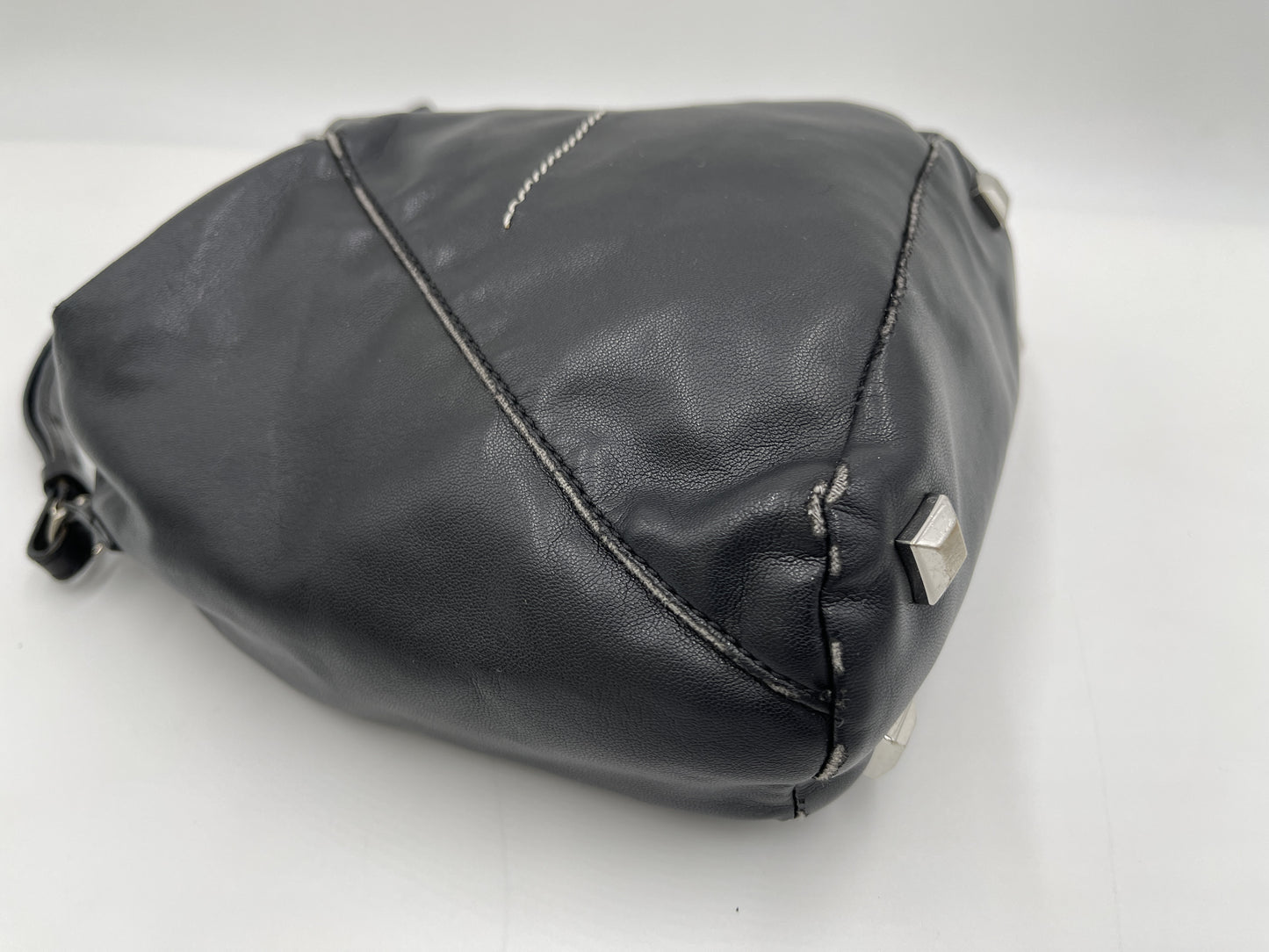 Margiela MM6 Leather Black Shoulder Bag
