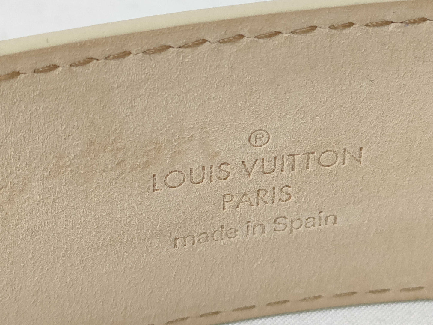 LOUIS VUITTON Damier Azur Damier Azur Centurion Initial Belt M9609/CA0141 Belt