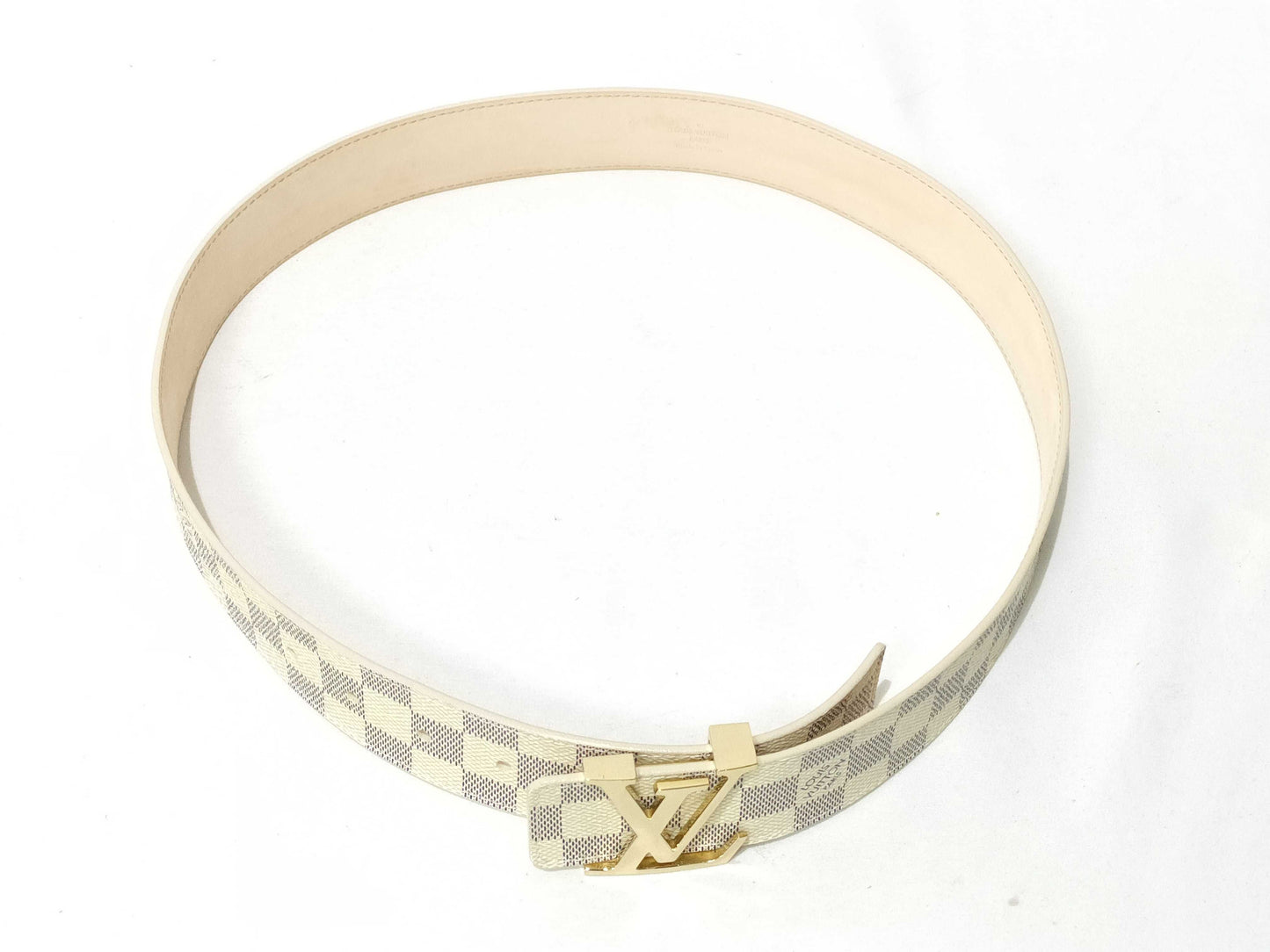 LOUIS VUITTON Damier Azur Damier Azur Centurion Initial Belt M9609/CA0141 Belt