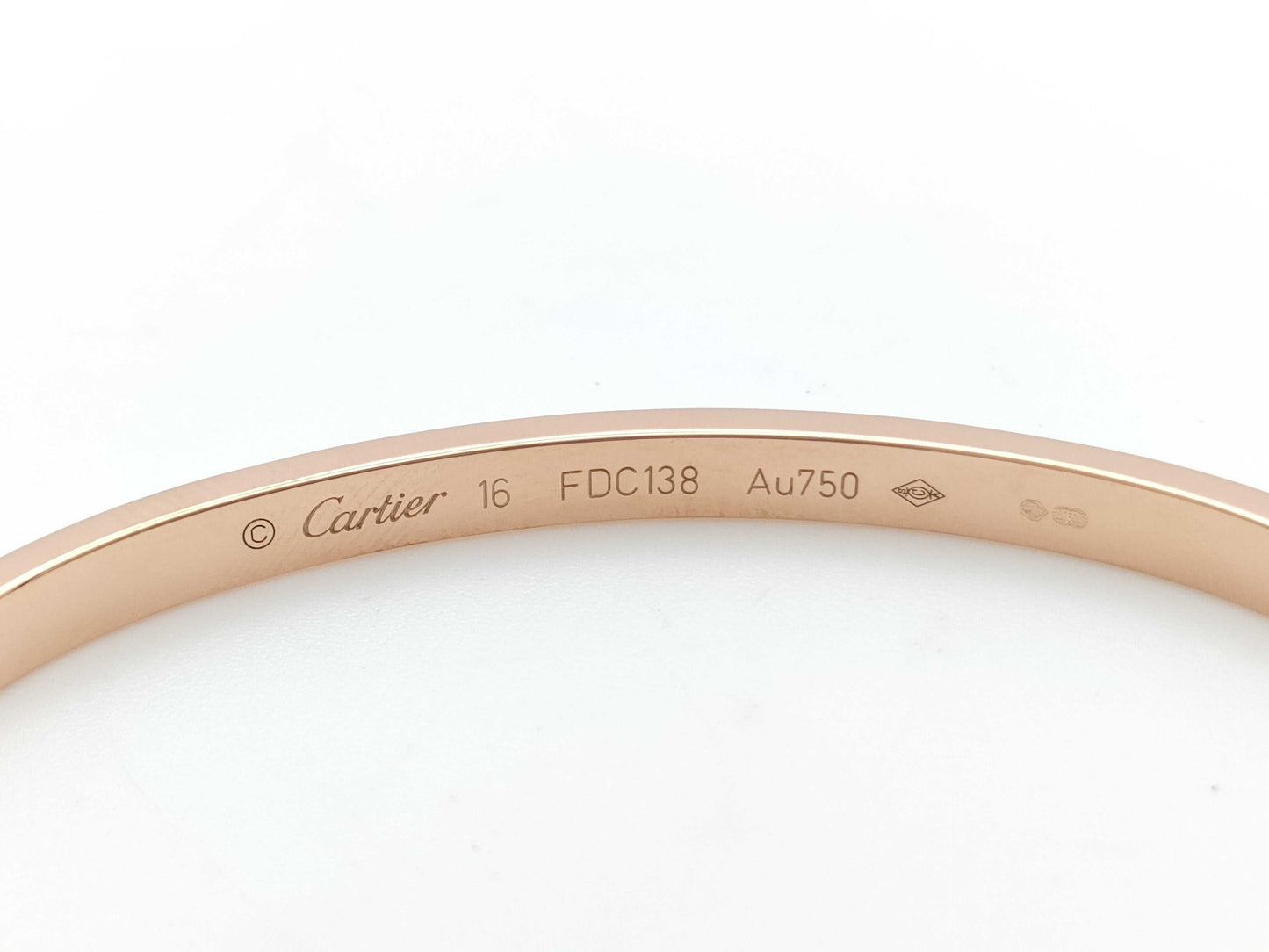 Cartier Love Bracelet SM #16 Full Diamond PG Au750 17.1g Bracelet/Bangle